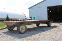 20' bale wagon on undercarriage