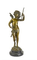 French Bronze Figure of Cupid