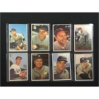 8 1953 Bowman Color Baseball Cards