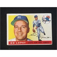 1955 Topps Ed Lopat Card Vg