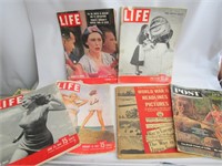 1940's Life Magazines,60's Post Magazine