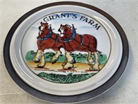 Grant's farm decorative plate