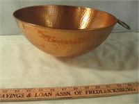 Hammered Copper Large Vessel - Bowl