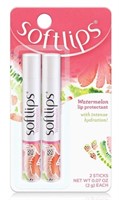 New Softlips Lip Balm - Watermelon - 2ct/0.14oz