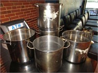 Large Lot of Stock Pots