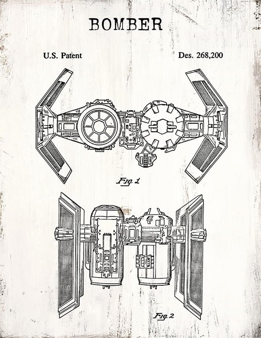 Star Wars Bomber Patent Reprint
