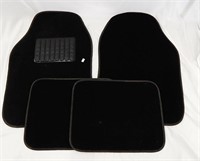 Universal Black 4pc Car Mat Set