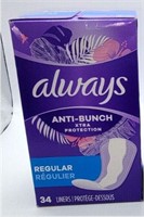 Always Anti-Bunch Xtra Protection Daily Liners, Re