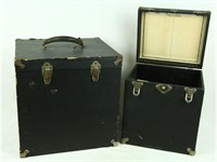2 Phonograph and Record Carrying Cases