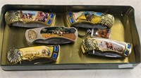 Five Indian Knives and Keychain