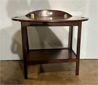 Modern Cherry Butler's Tray Table