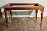 Cherry Work/Library Glass Top Table