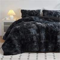 Wajade Faux Fur Plush Microfiber Quilt Set