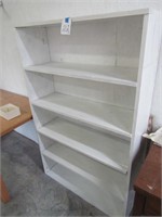 WHITE PAINTED SHELF CABINET