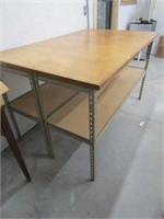 40 IN X 64INX37 IN HIGH SEWING TABLE