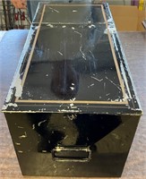 BLACK METAL SAFE DEPOSIT BOX / REPURPOSE IT
