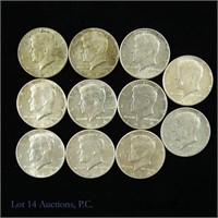 Silver Kennedy Half Dollars (11)