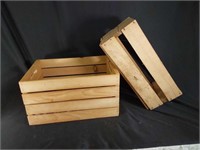 2 Wooden Crates