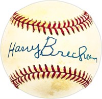 Harry Brecheen Autographed Baseball Beckett BAS