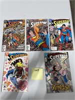 COMIC BOOKS!  Superman - 5 Books