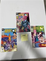 COMIC BOOKS!  3 Krypton Comics