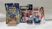 3 new sealed star wars figures