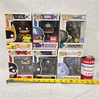6 Funko Pop Marvel Fallout Harry Potter Exclusives