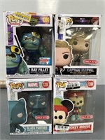 Lot of 4 Funko Pop! Vinyl