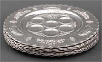 Portuguese Silver Plate Passover Seder Plates, 7