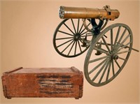 US Navy Colt Mark I Gatling Gun with Carriage