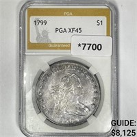 1799 Draped Bust Dollar PGA XF45