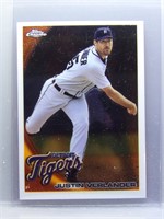 Justin Verlander 2010 Topps Chrome