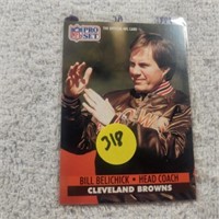 1991 Pro Set Rookie Bill Belichek