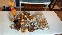 Safari Ornaments, Wooden Deer and Misc.