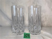 Pair of Waterford Crystal Drinking Glasses