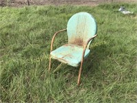 Antique Metal patio chair