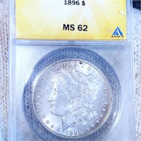1896 Morgan Silver Dollar ANACS - MS62