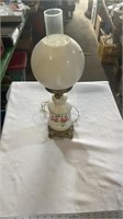 Vintage round globe lamp ( untested).