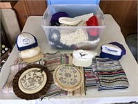 Rag Rugs/Hats/Crocheted Items