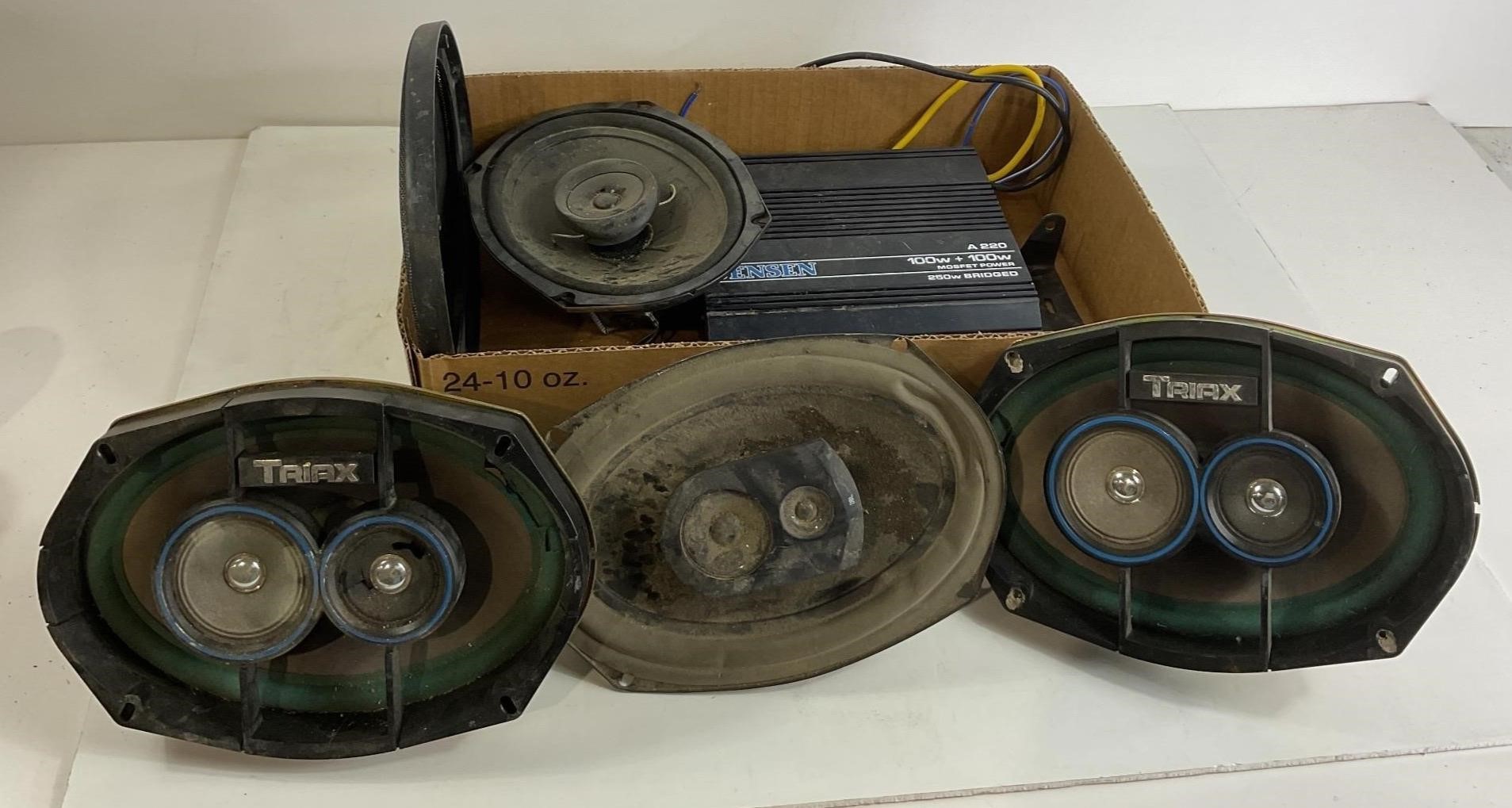 Car Speakers and Amp