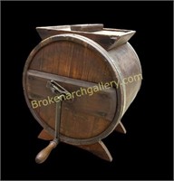 Wooden Barrel Churn