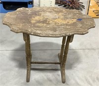 Wood table-28 x 17.5 x 23
Wobbles