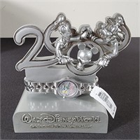 Disney Pewter 2000 Statue & Women's Watch