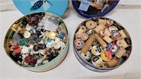 BUTTOND AND WOOD SPOOL LOT