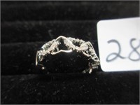 SWEET HEART RING STERLING SIZE 6