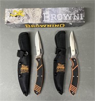 2 - Browning Sheath Knives