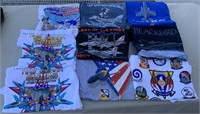 W - LOT OF 9 GRAPHIC TEES SIZE XL & 2XL (Q24)