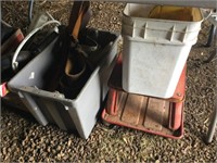 Box row-Oil, tank, stool, misc