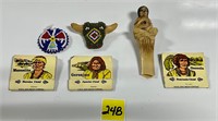 Vtg Matchbooks Native American Various Pieces