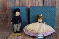 2 Madame Alexander Porcelain Dolls